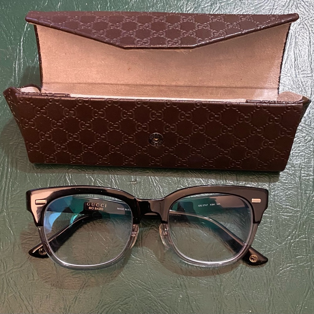 Gucci GG 3747 Black Women's Optical Eyeglass Frame Glasses